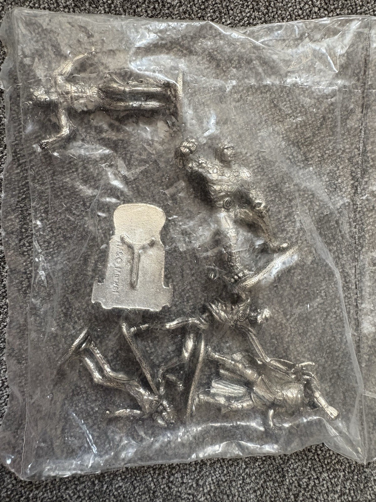 Pewter Fantastic Four Marvel Monopoly Metal Figurine Set 6 Sealed