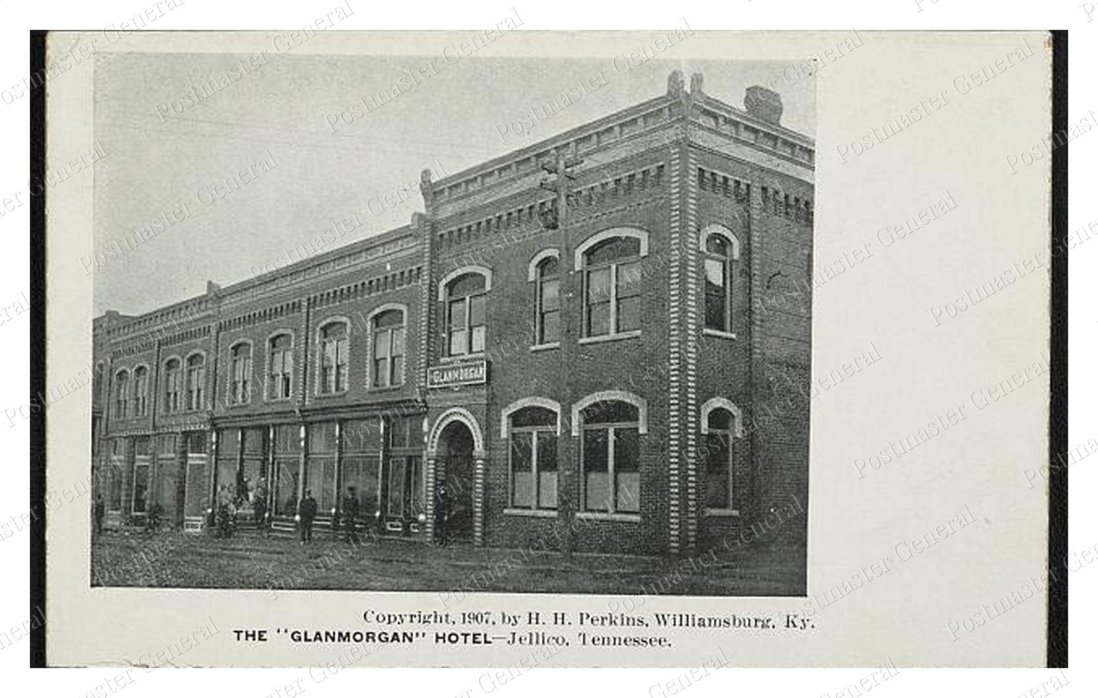 Jellico Tennessee Glanmorgan Hotel Standard Postcard COPY RPPC
