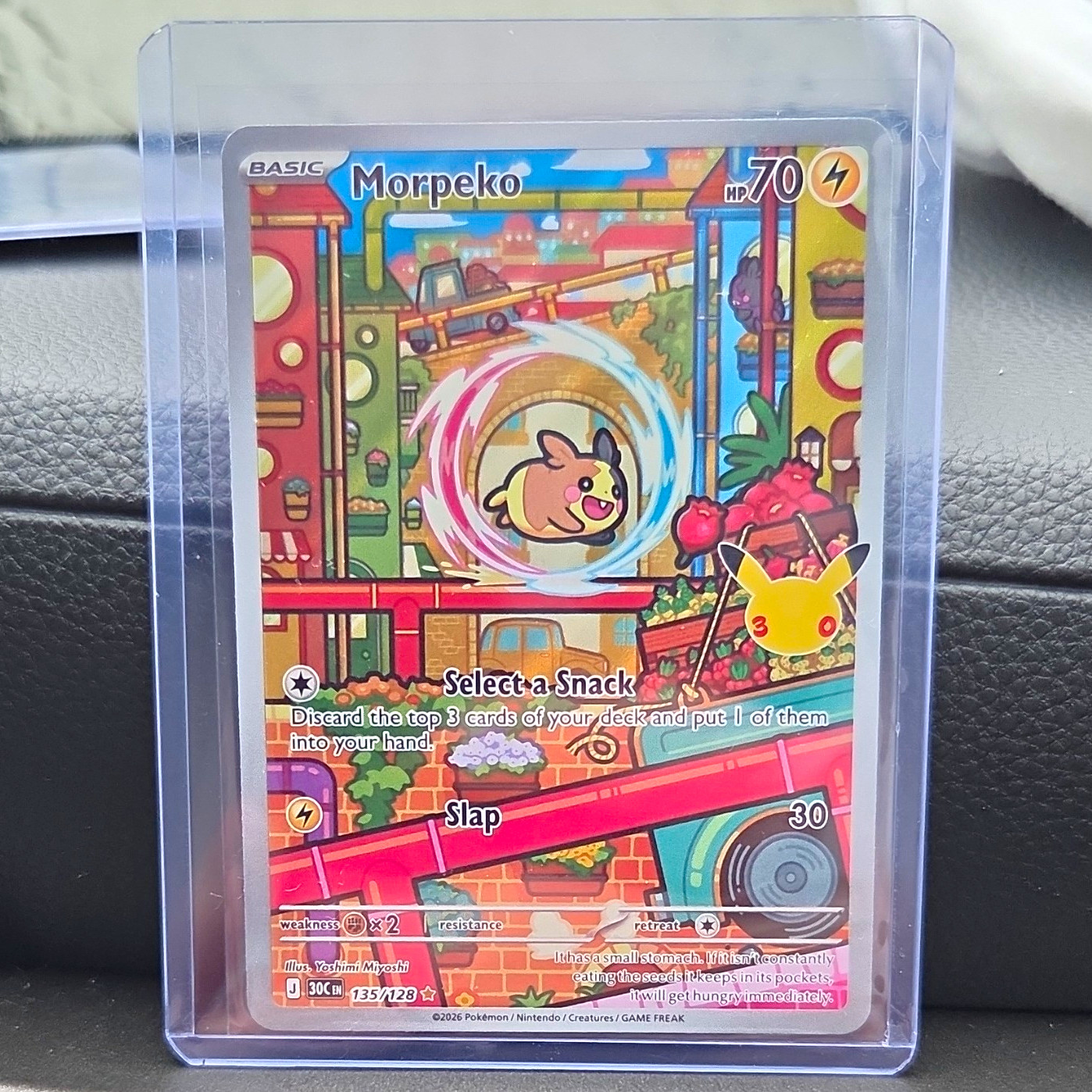 Pokémon Morpeko 135/128 Full Art - 30th Anniversary 