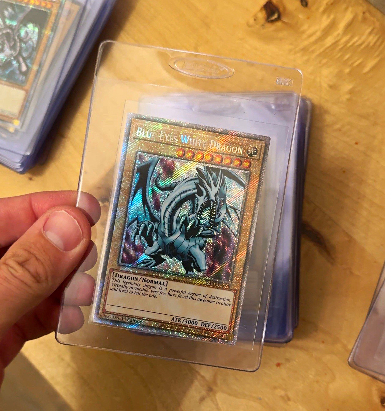 Konami Yu-Gi-Oh Blue-Eyes White Dragon Dark Magician 1st Edition Red Eyes Lot 