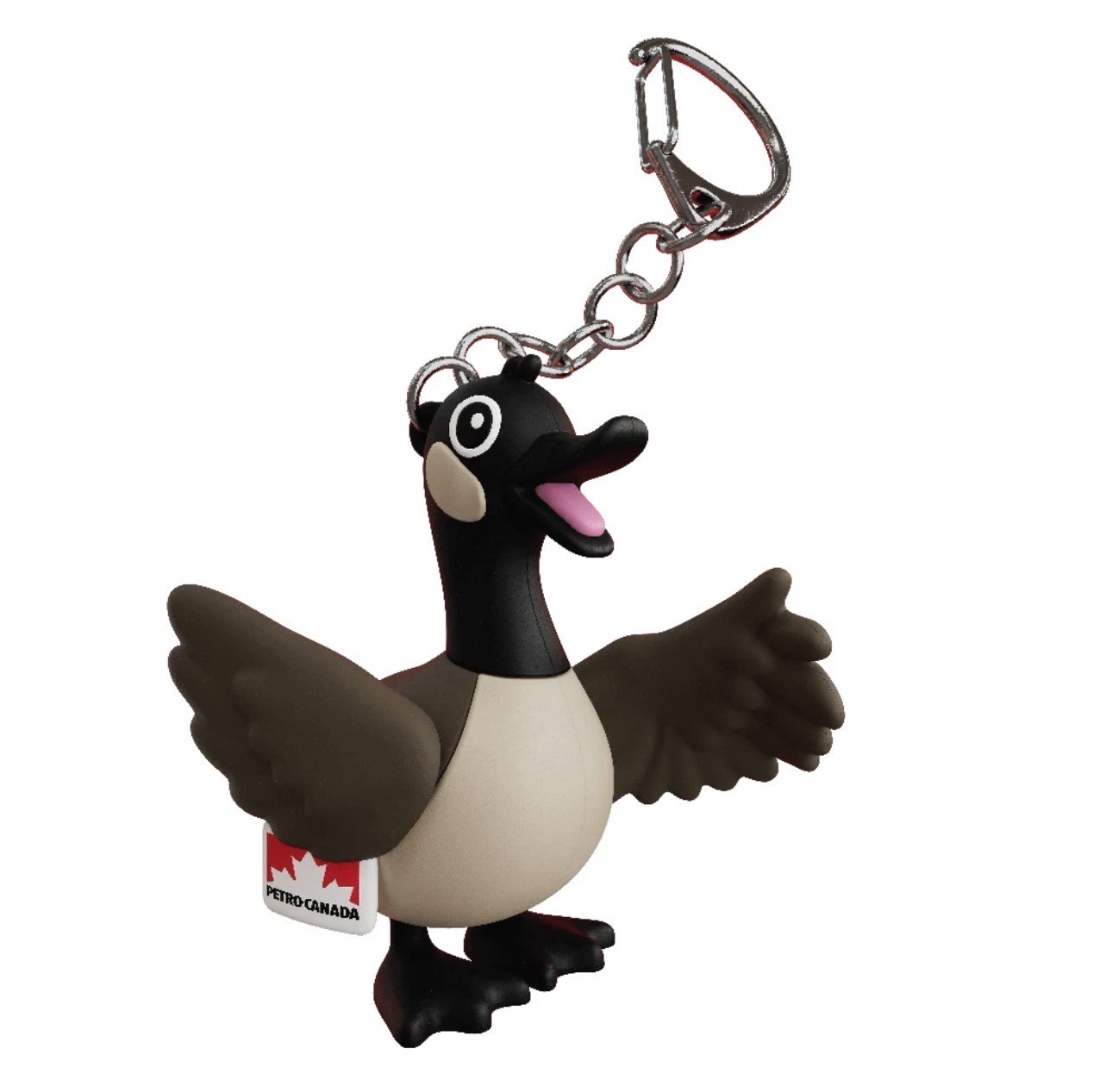 Petro Canada Gas Station Goose keychain Mascot Promo Item