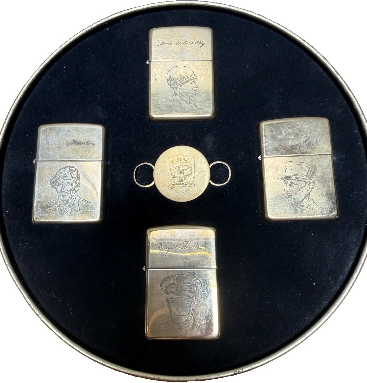 ZIPPO D-DAY NORMANDY 50 YEARS 1944-1994 ALLIED HEROES COLLECTOR EDITION.
