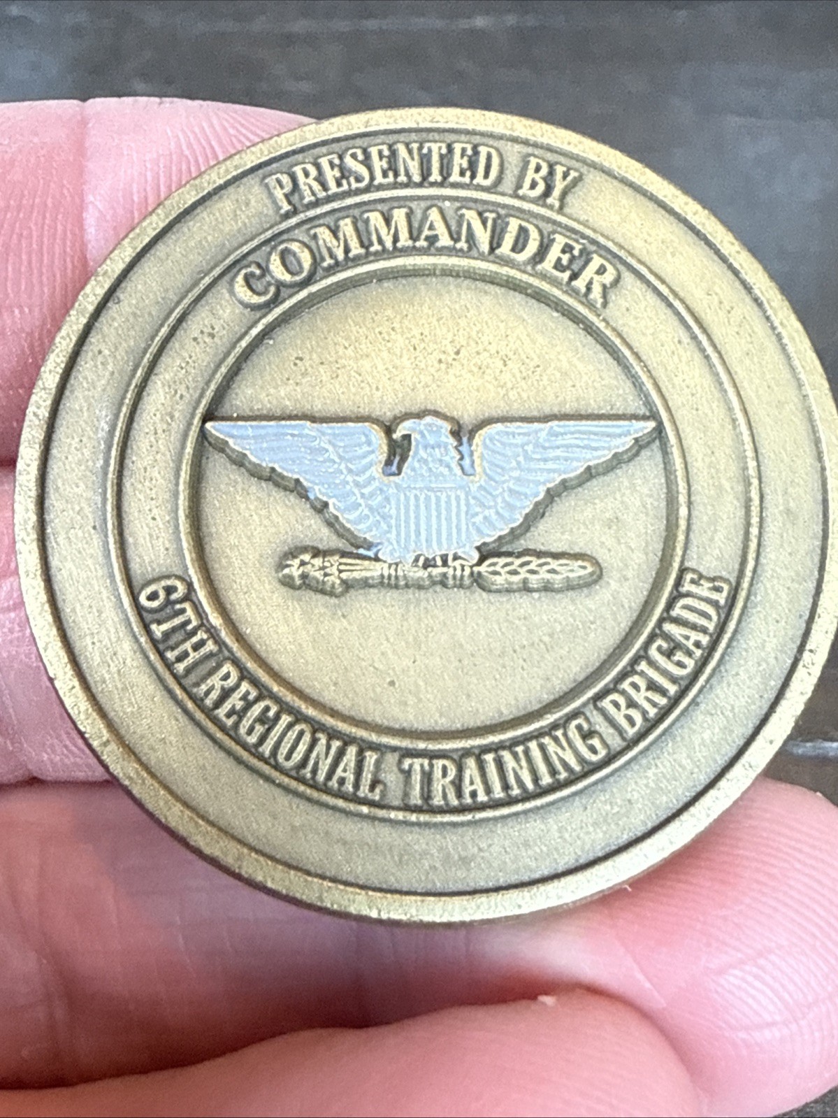 Fort Carson Colorado Commander 6th Regional Training Brigade Challenge Coin