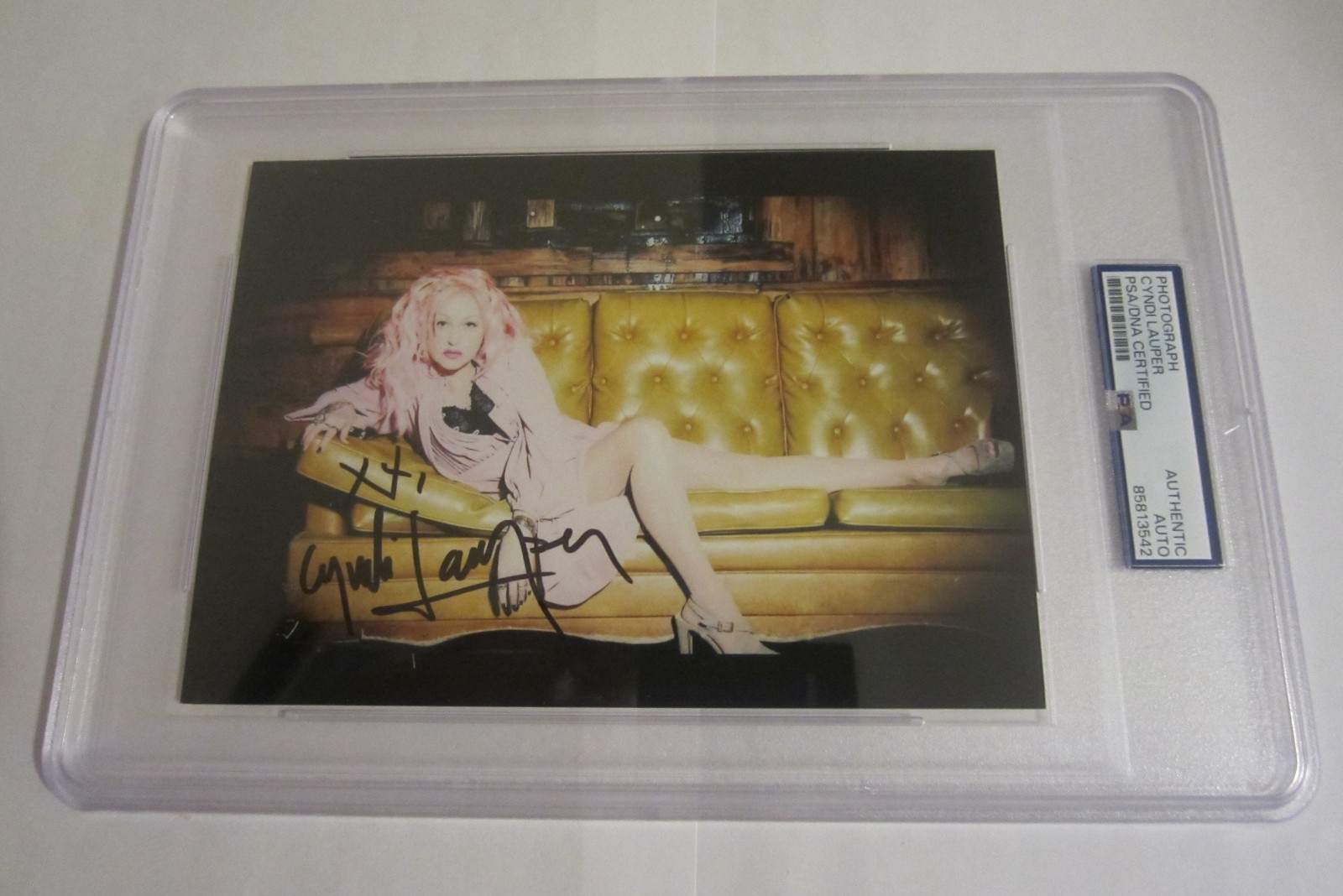 Cyndi Lauper signed autographed 5x7 photo PSA authentic True Colors She Bop