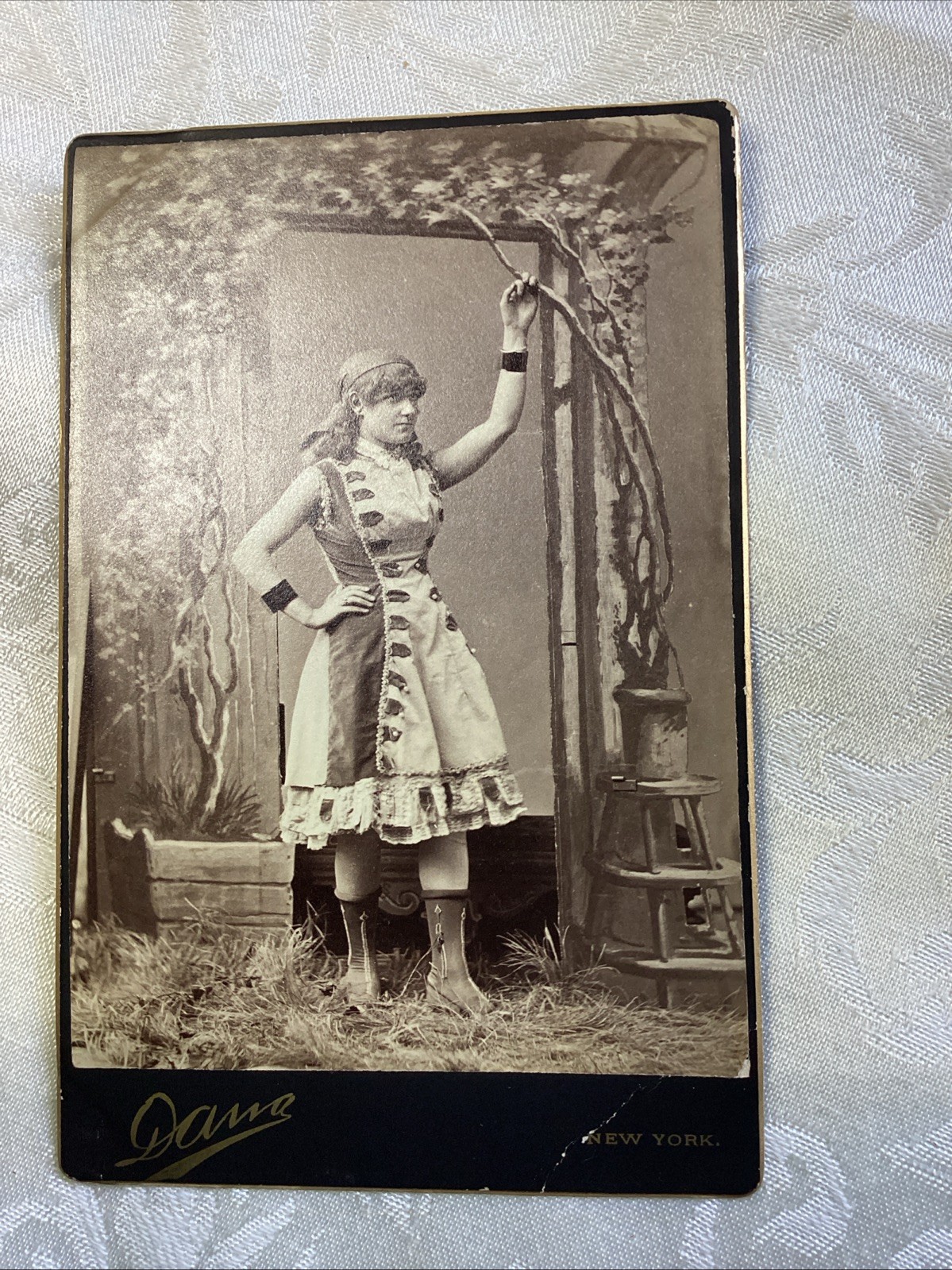  Antique Cabinet Photo Bard Of Acress Minnie Palmer By Photographer Dana