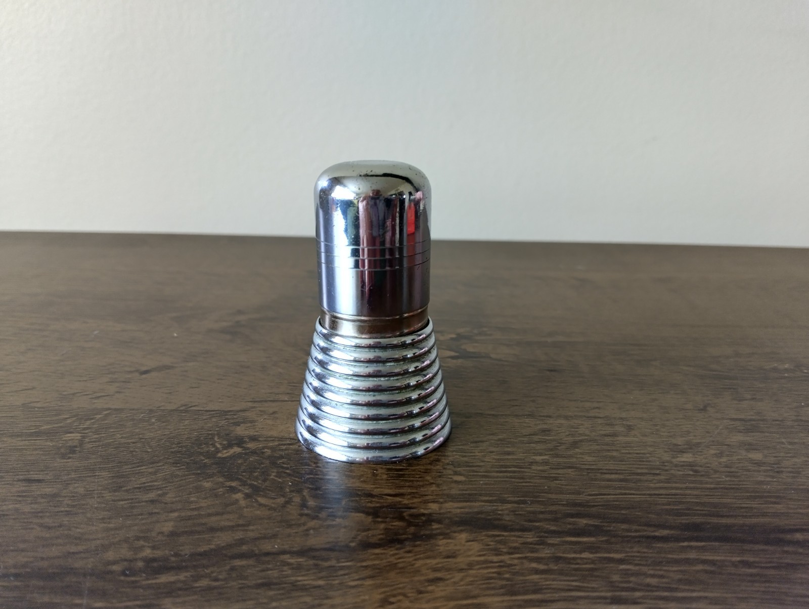 Vintage J.W. Harwood Co Cleveland OH Advertising Lighter Paperweight Chrome