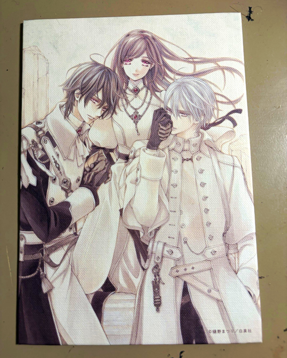 Vampire Knight Canvas Print Japanese Art Illustration Yuuki Kaname Zero