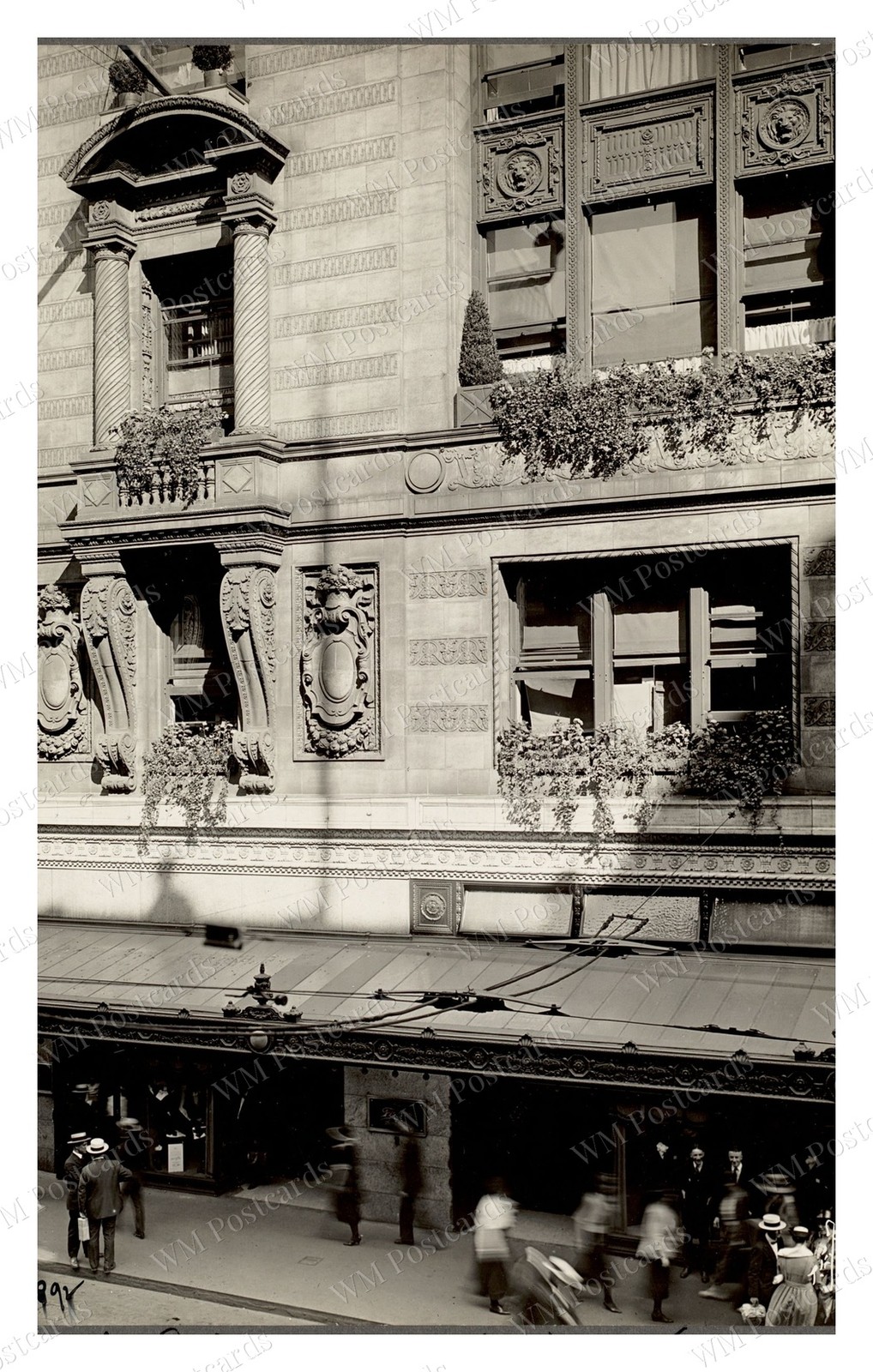 Boston Massachusetts 1920 Filene's Store Facade Standard Postcard