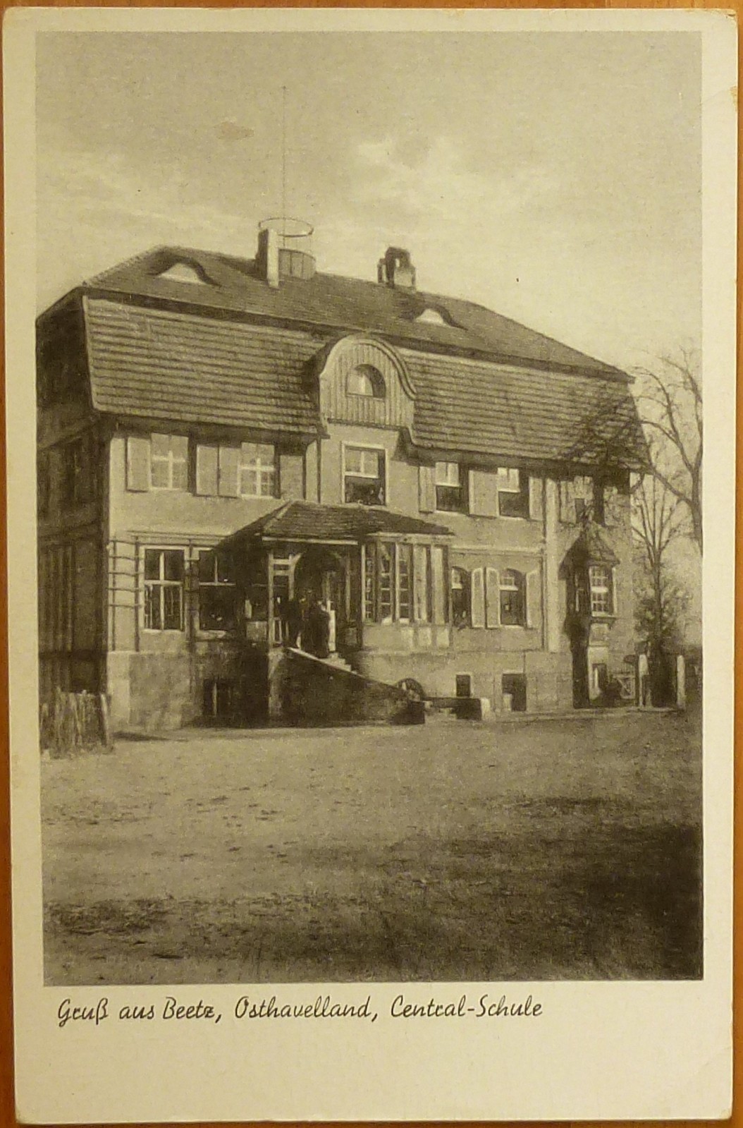 Greetings from Beetz Central School 1935 Kremmen Herzberg Mark Neuruppin Osthavelland