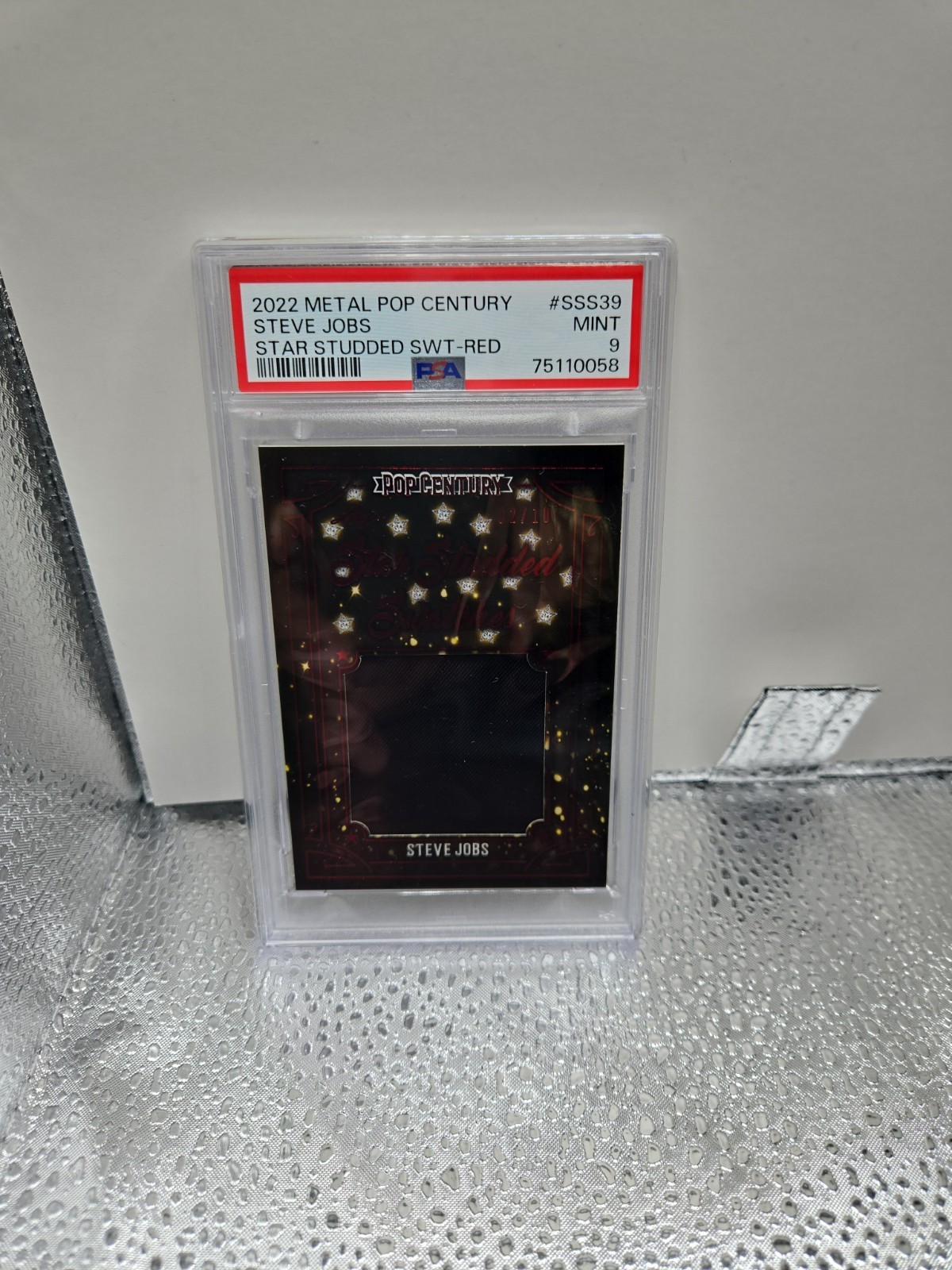 🔥 POP 1 STEVE JOBS WORN-USED SWATCH PSA 9 /10 – 2022 METAL POP CENTURY 🔥