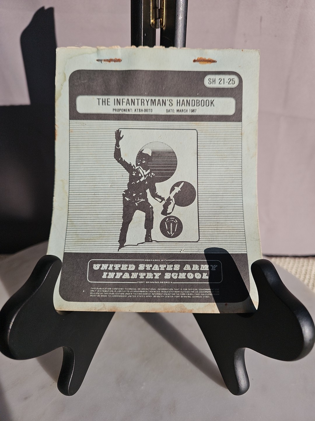 Vintage SH 21-25 Infantrymans Handbook 1987 US Army Infantry School Textbook 