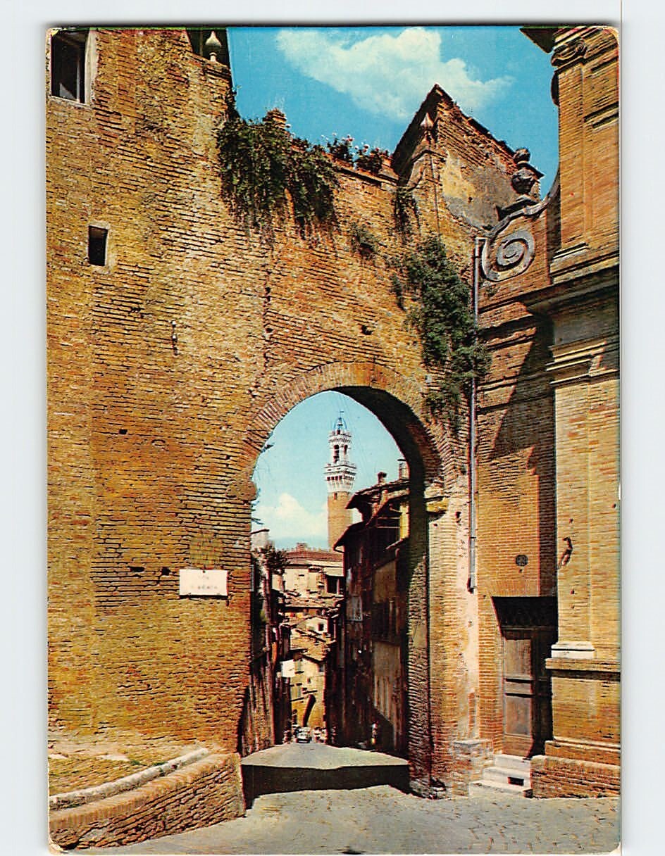 Postcard St. Josephs Gate Siena Italy