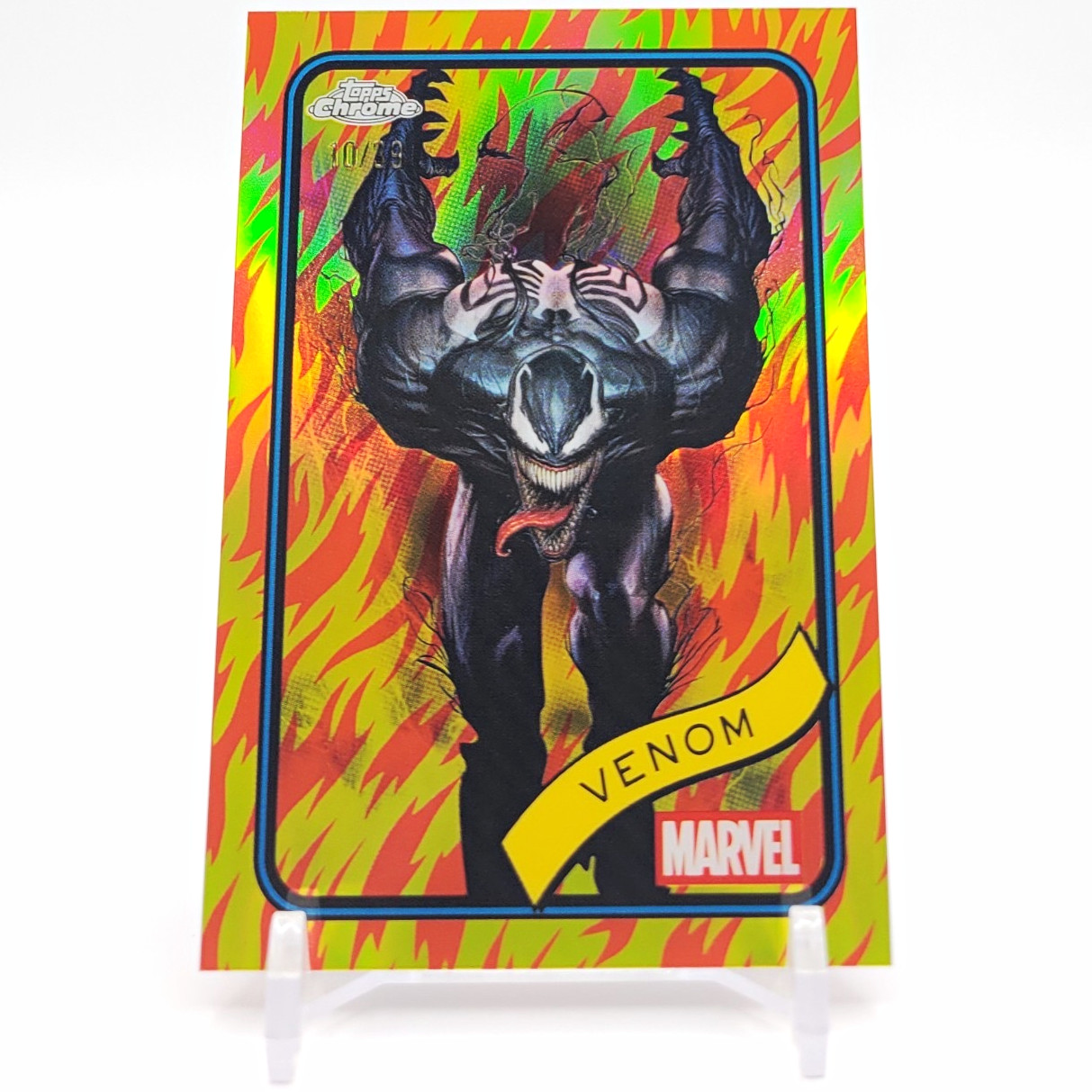 2025 Topps Chrome Marvel Venom Human Torch #10/39 Card #149