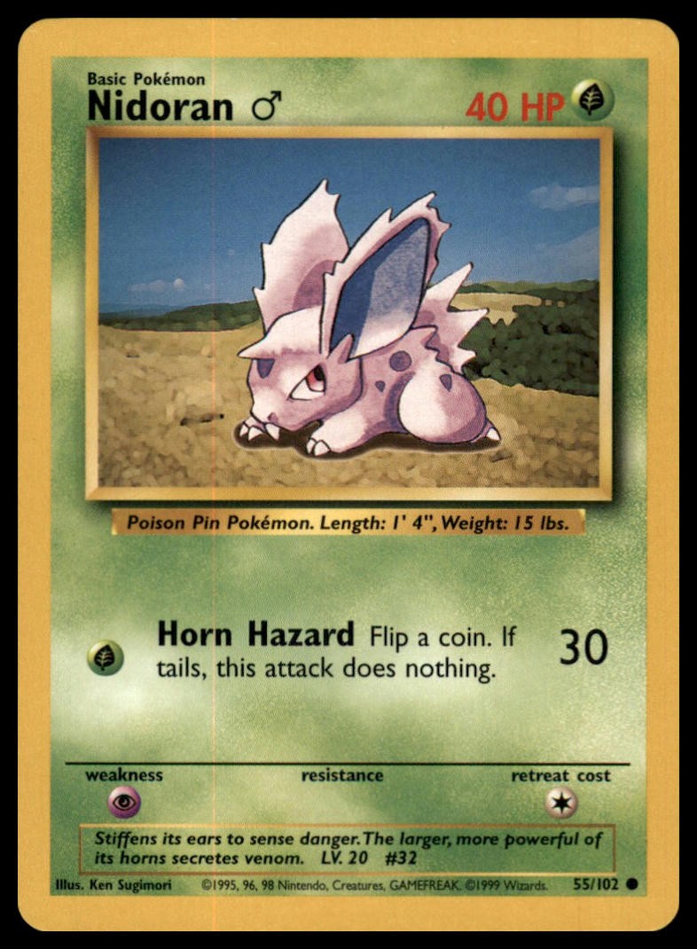 Base Set #055/102 Nidoran M