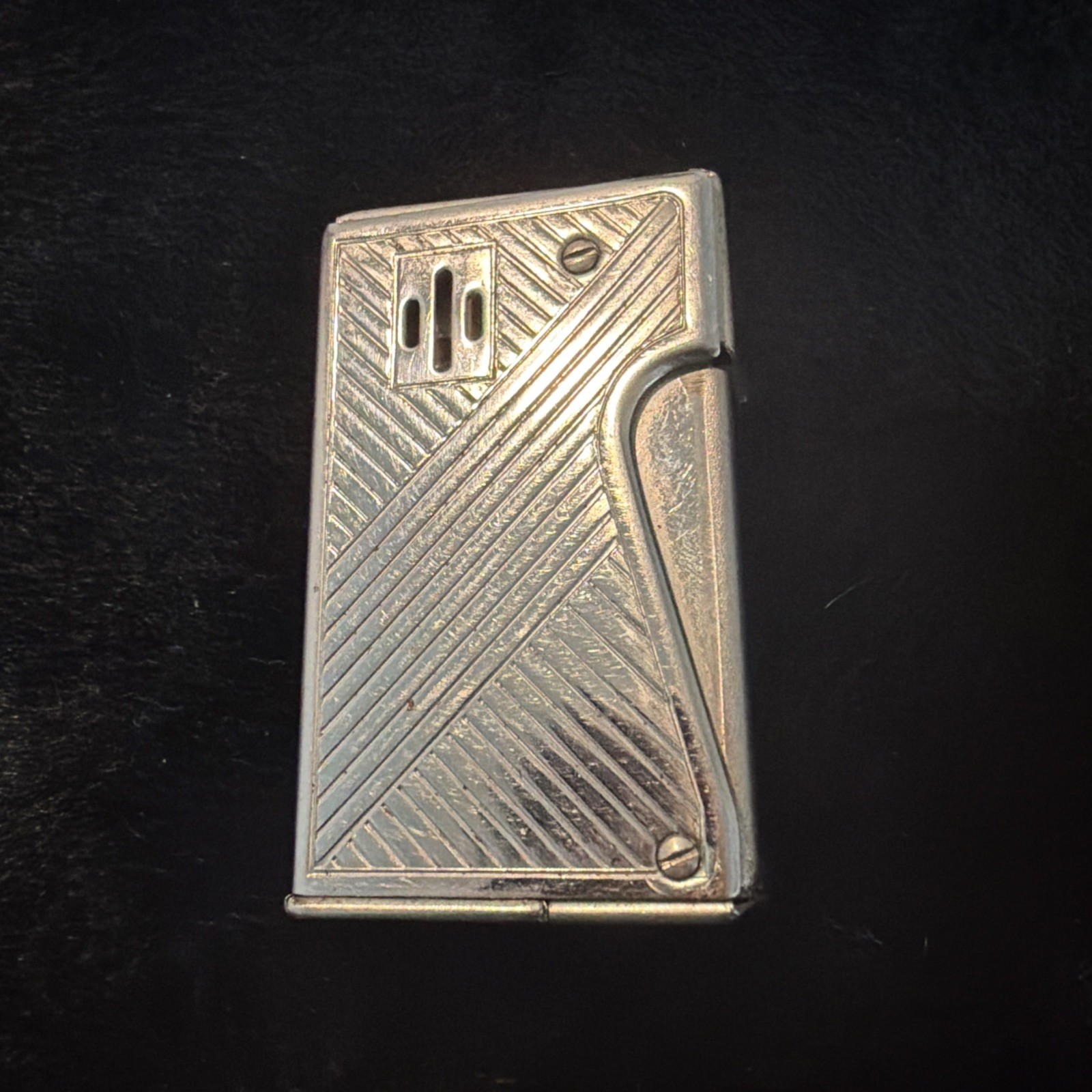 Vintage 1953 ESSO Oil Clinton Lighter Austria Bruder Eisert Automatic 