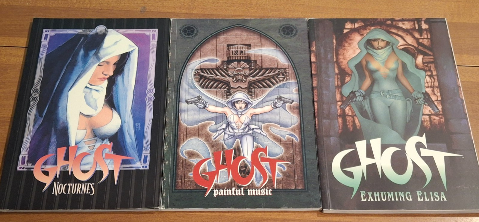 GHOST TPB SET MEMORIAL DAY SALE--JUST ADDED 4TH FREE BOOK LOOK AT PICTURES