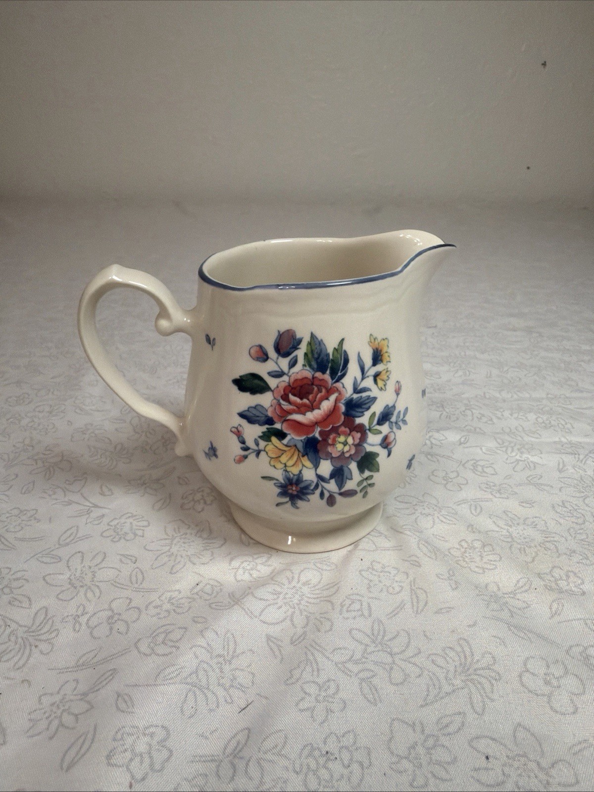 Vintage Nikko Tablemates Creamer Flower Garden Pattern