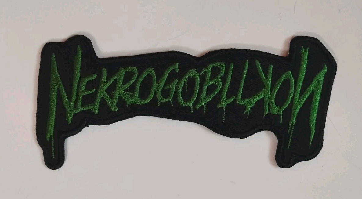 NEKROGOBLIKON Battle Patch - 4in x2in Green Embroidered