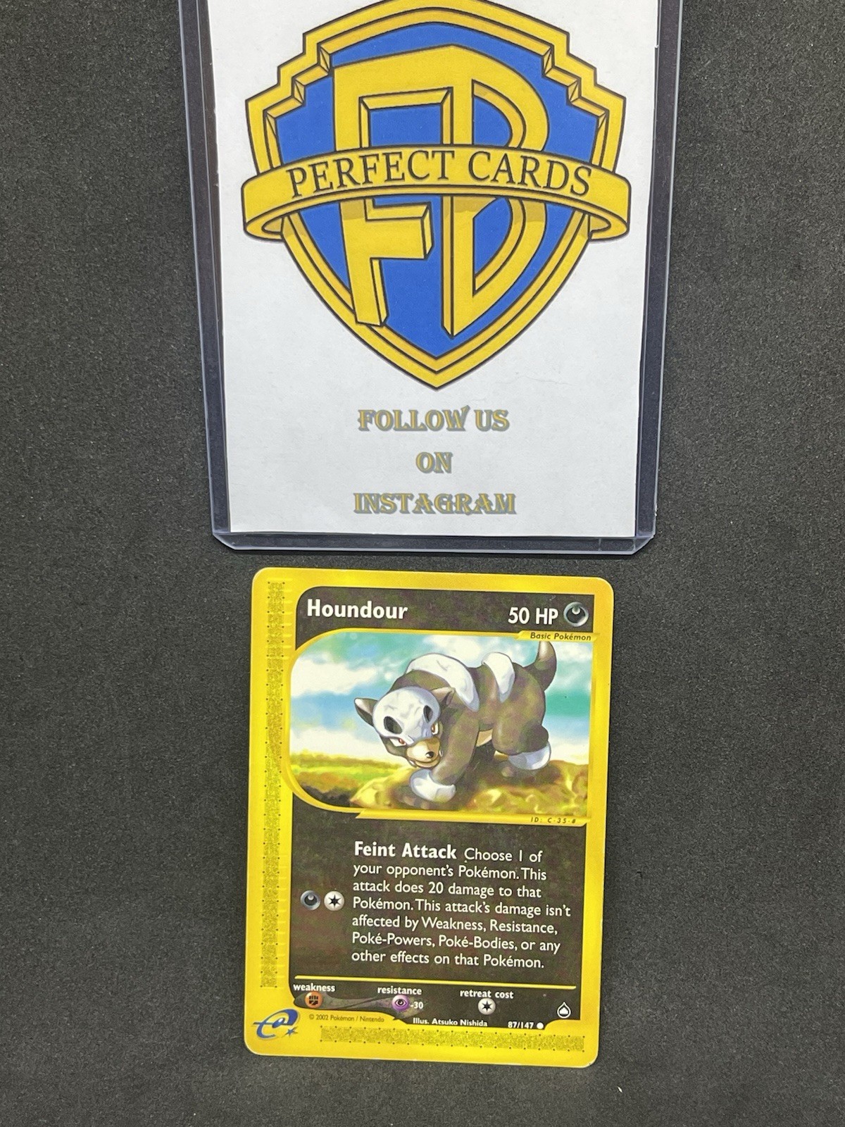 POKÉMON AQUAPOLIS HOUNDOUR COMMON 87/147 LP ENG