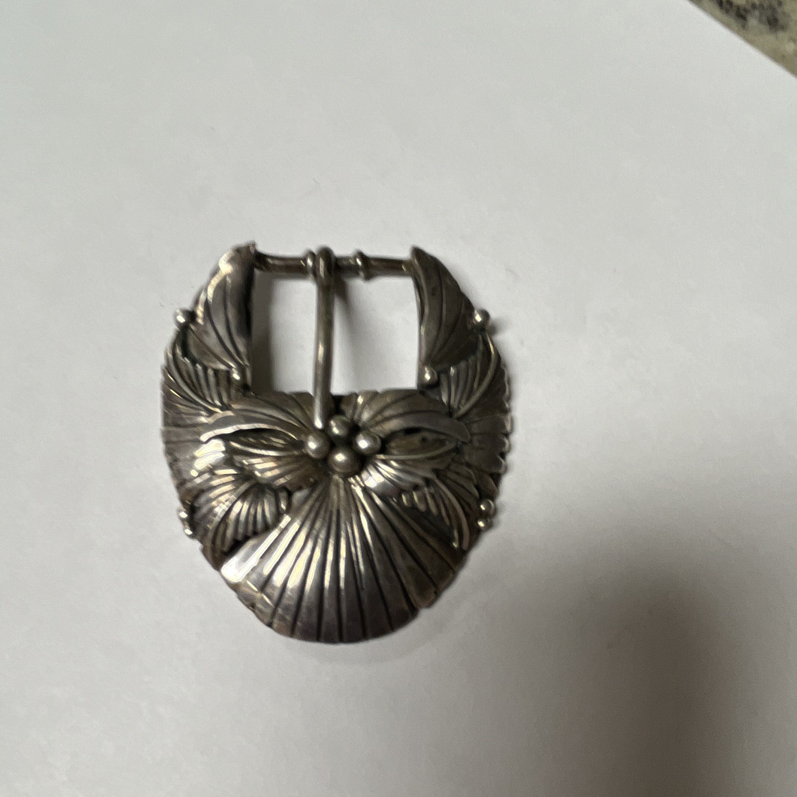 Sterling Silver Grandfather Eagle Belt Buckle with JJM Julia Martinez Signed