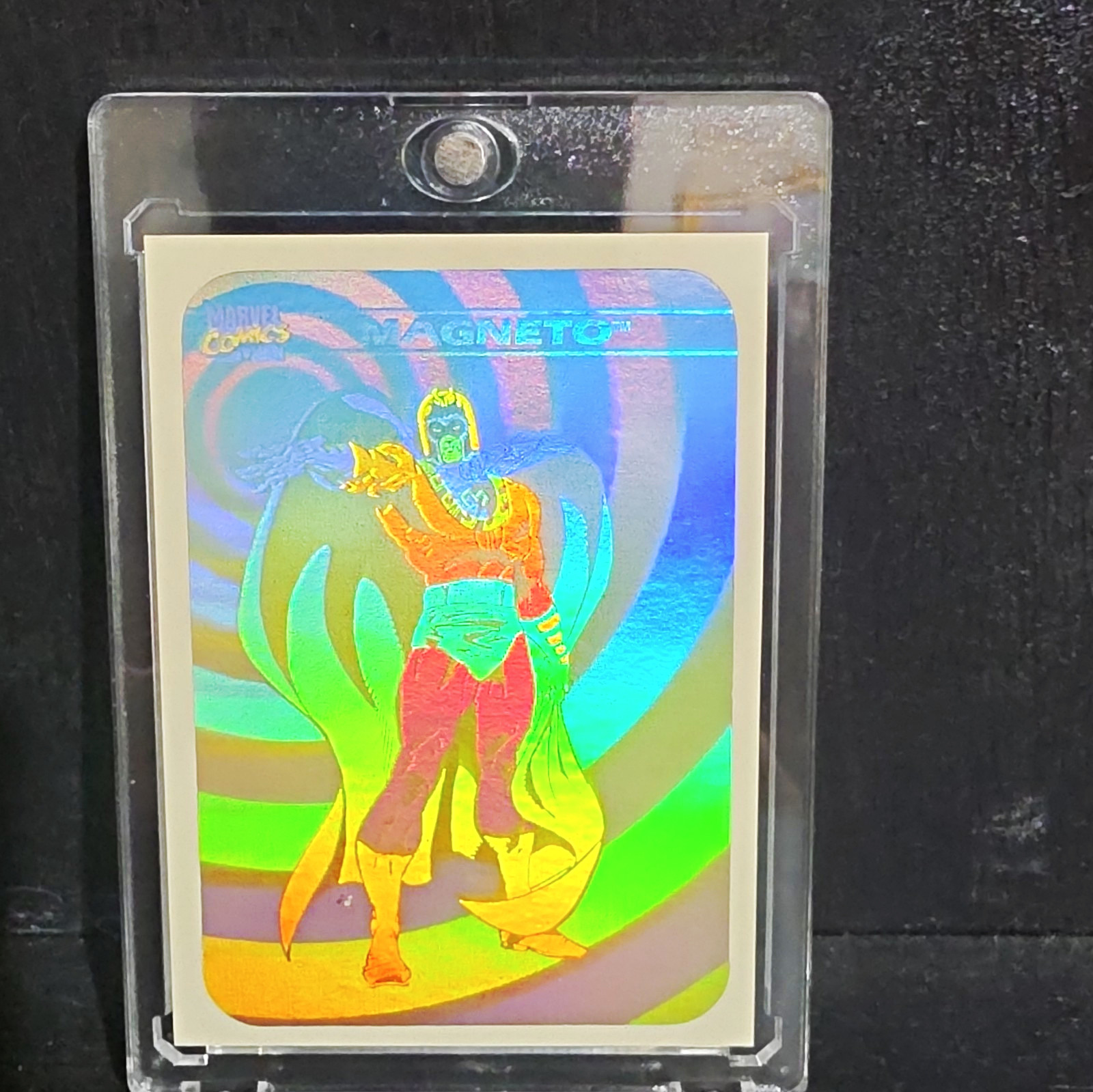 1990 Impel Marvel Universe Hologram Cards MH2 Magneto Hologram Card