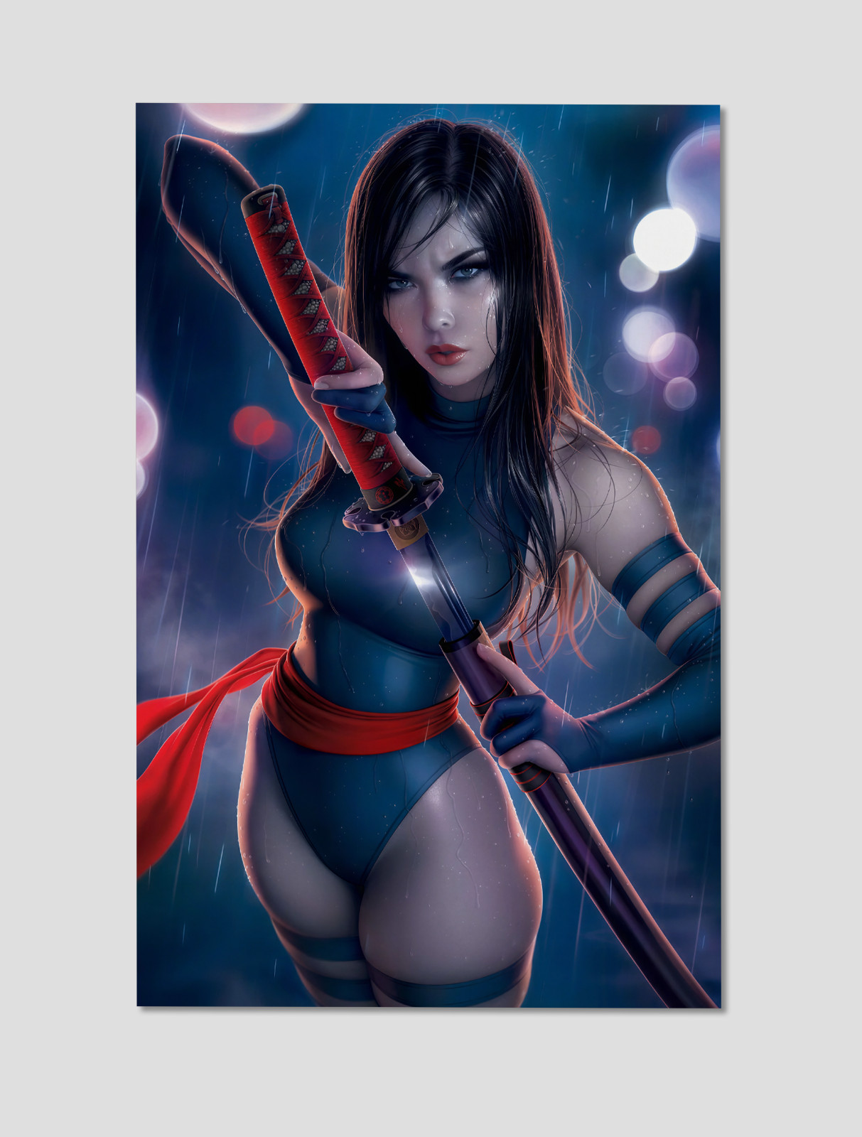 Psylocke X-Men Ninja Premium Giclee Print 11\