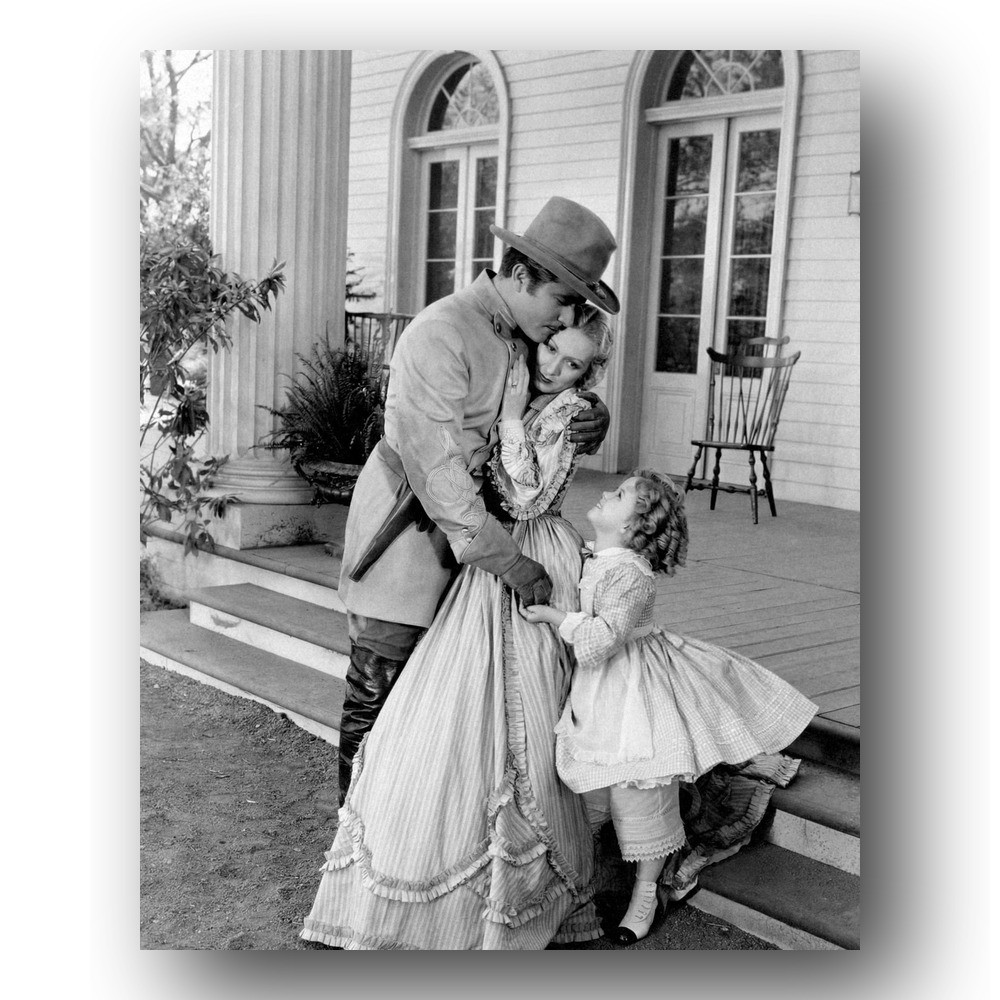 John Boles, Karen Morley, Shirley Temple Photo 8x10 The Littlest Rebel 1935 USA