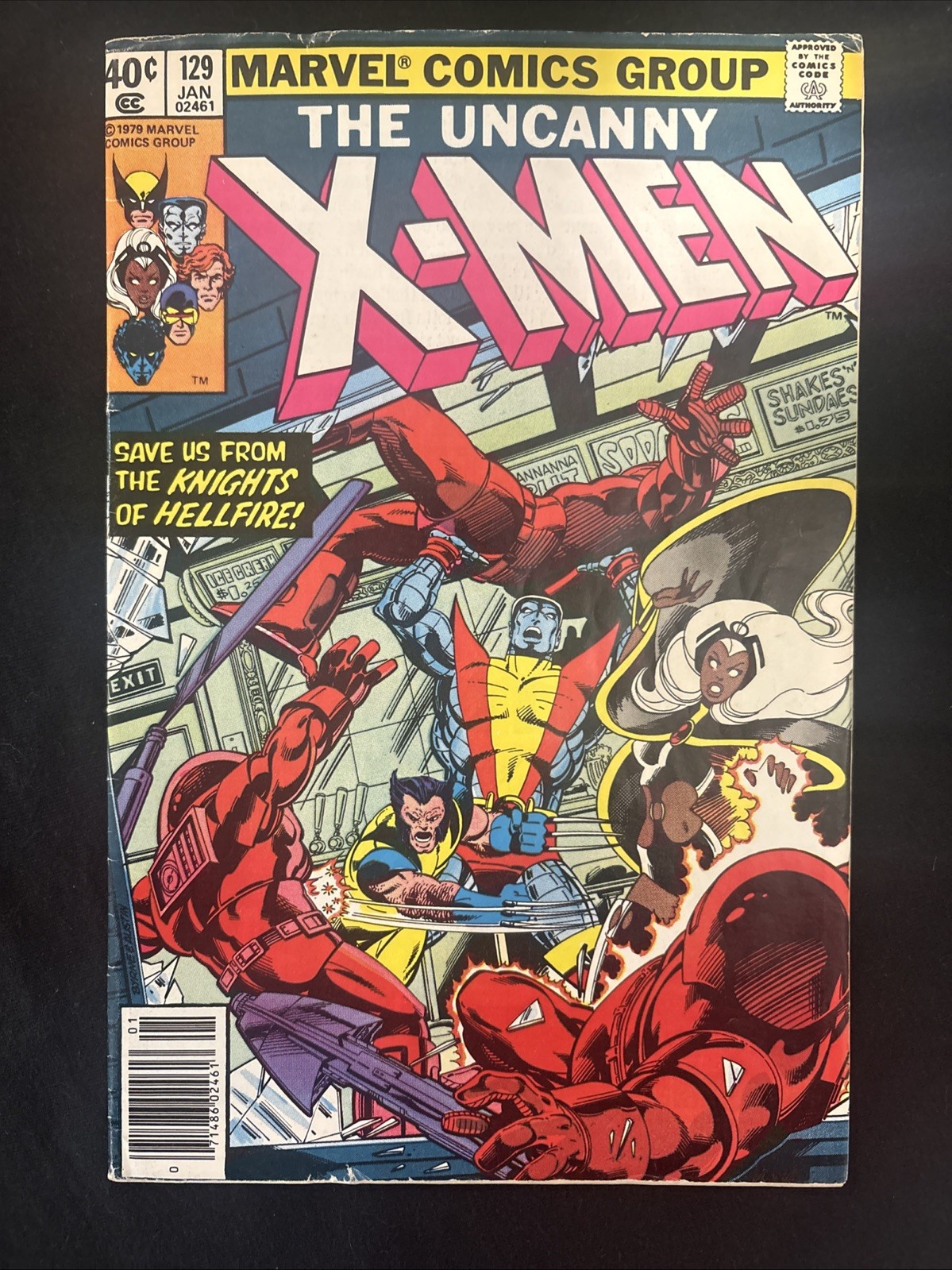The X-Men #129 Newsstand(Marvel 1980)First app Emma Frost & Kitty Pryde