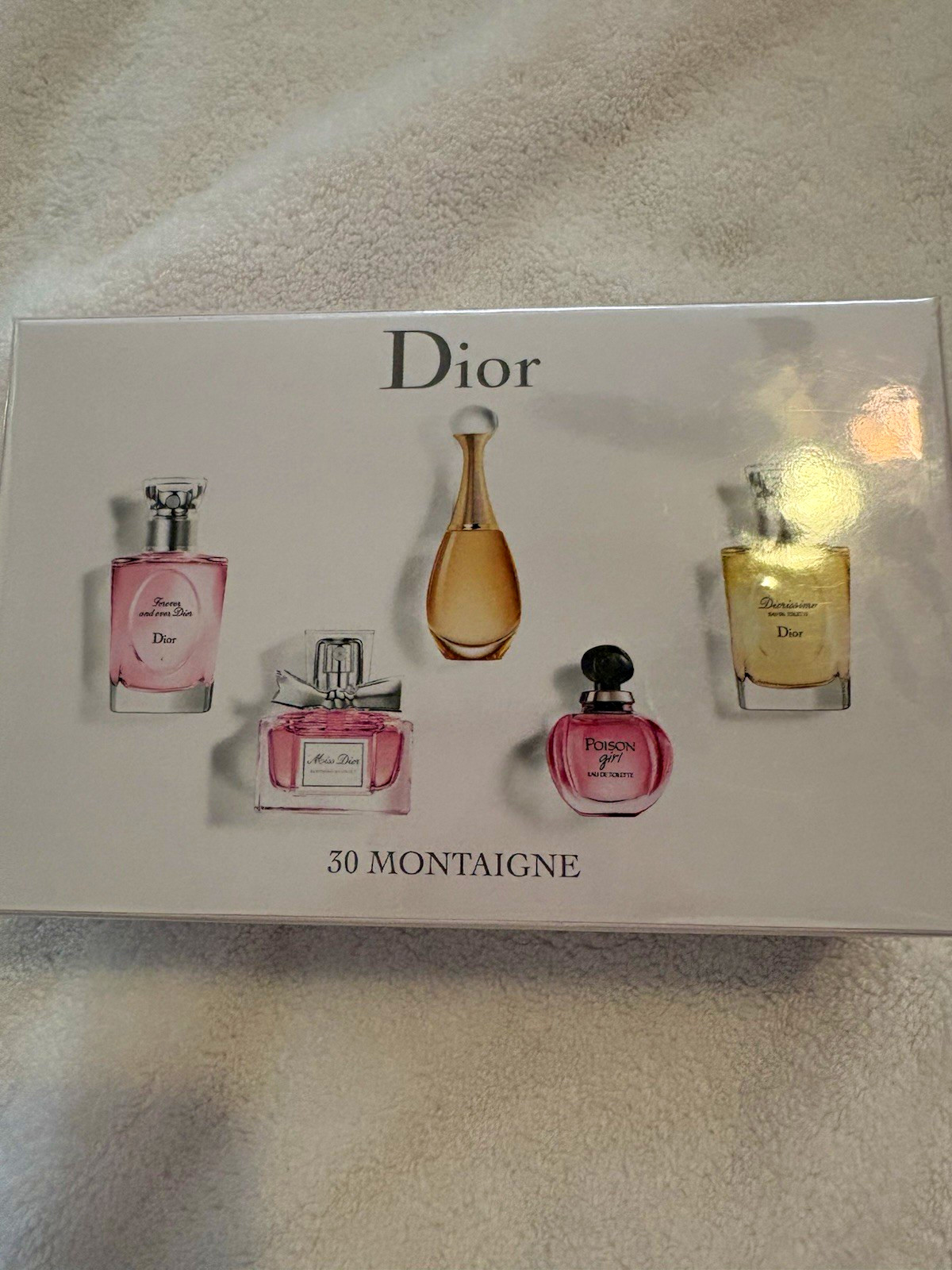 Dior 30 Montaigne 5pc Mini Perfume Gift Set J’adore Miss Dior Poison Girl NEW