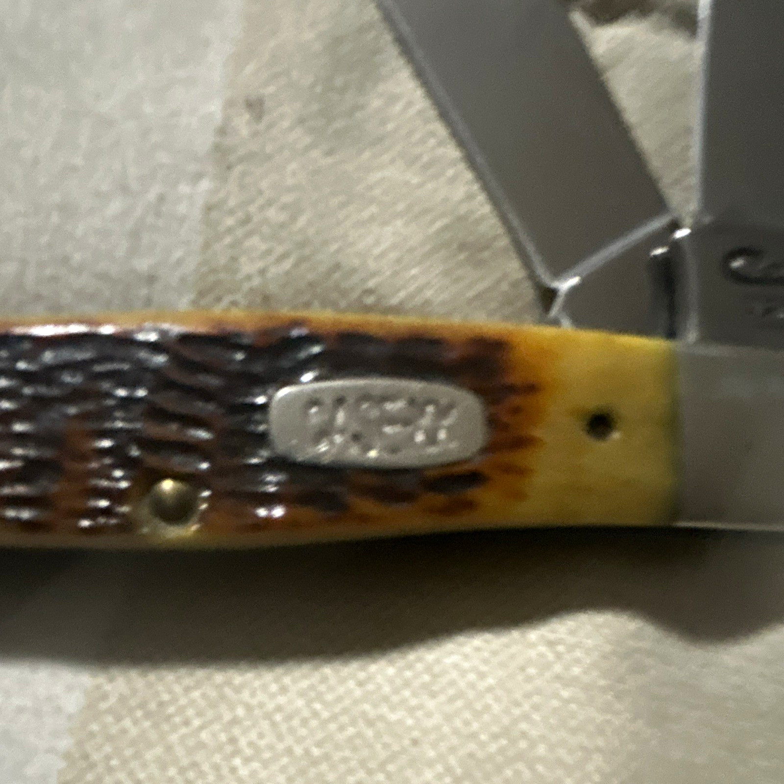 Case XX 6375 1996 3-Blade Slipjoint Manual SS Bone Clip/Sheepsfoot/Spey