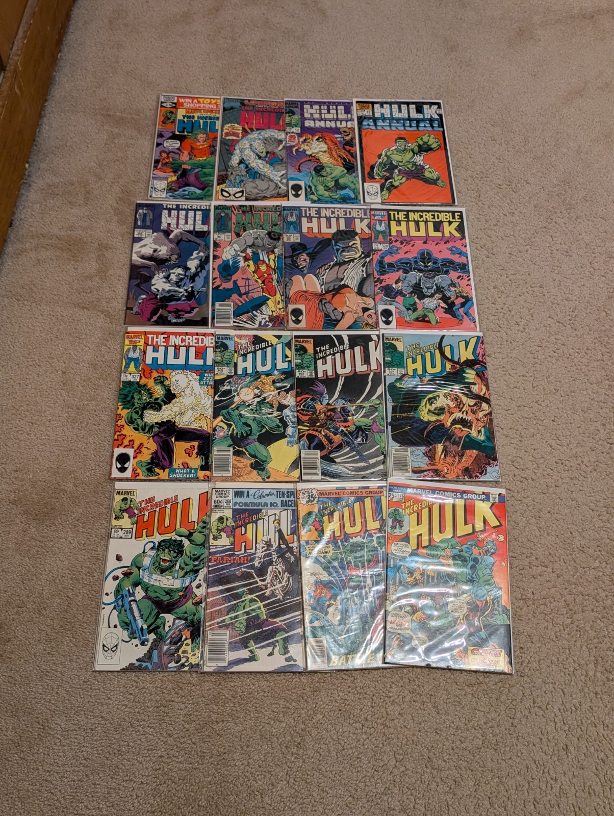 Vintage Incredible Hulk (Marvel) 16 Issue Lot