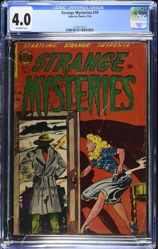 Strange Mysteries 19 CGC 4.0 Superior Comics 1954