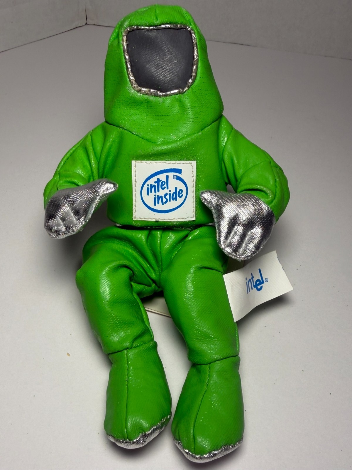 Intel Inside Pentium II Bunny People Green Bunny Suit Fab Worker Figure - Nice