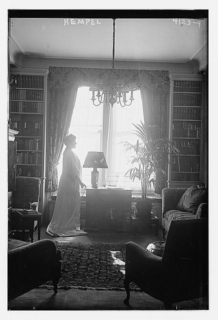 Photo:Frieda Hempel Standing by Window Photograph