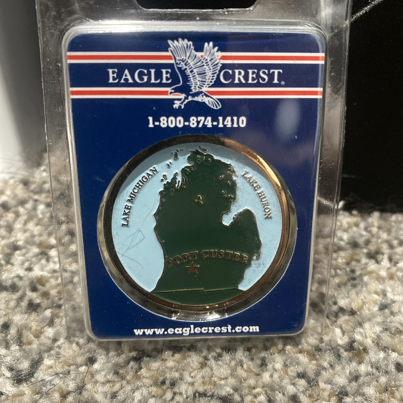 Rare Fort Custer Michigan Military Challenge Coin National Guard Army 