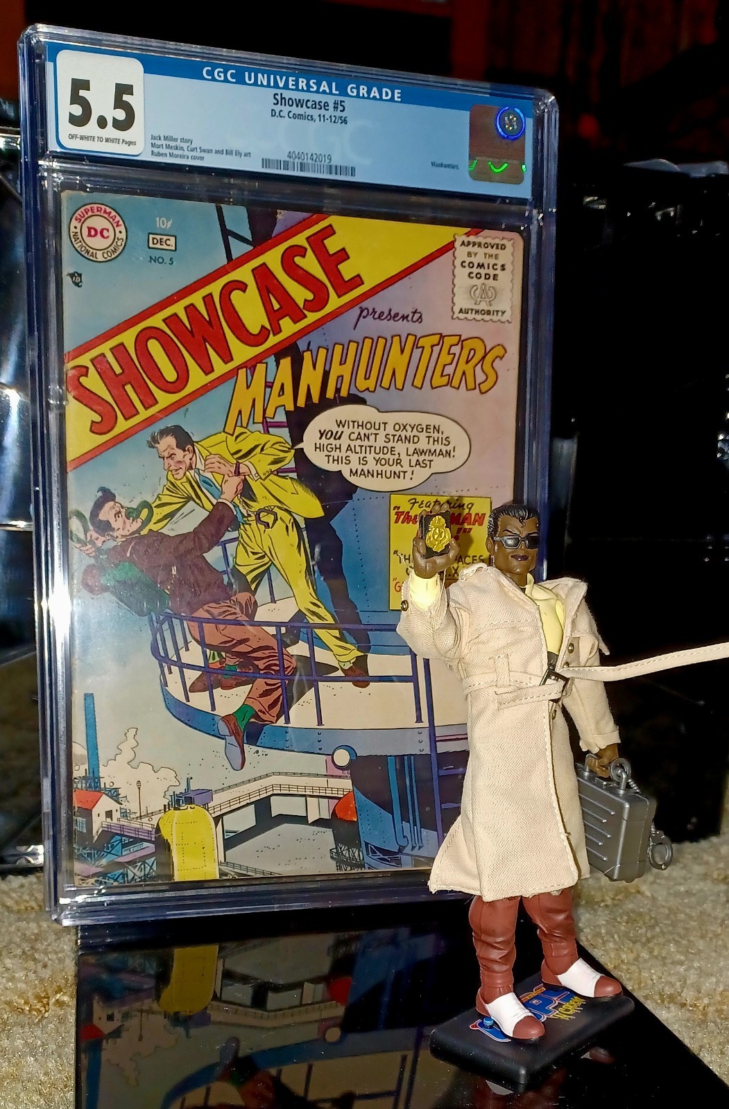SHOWCASE #5  CGC 5.5 DC COMICS 1956 MANHUNTERS