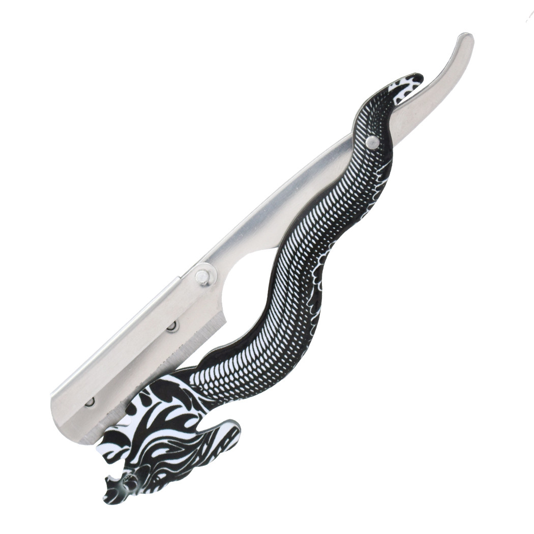 12pc Wholesale Knives Lot of Professional Barber Salon Dragon Style Handle Thro
