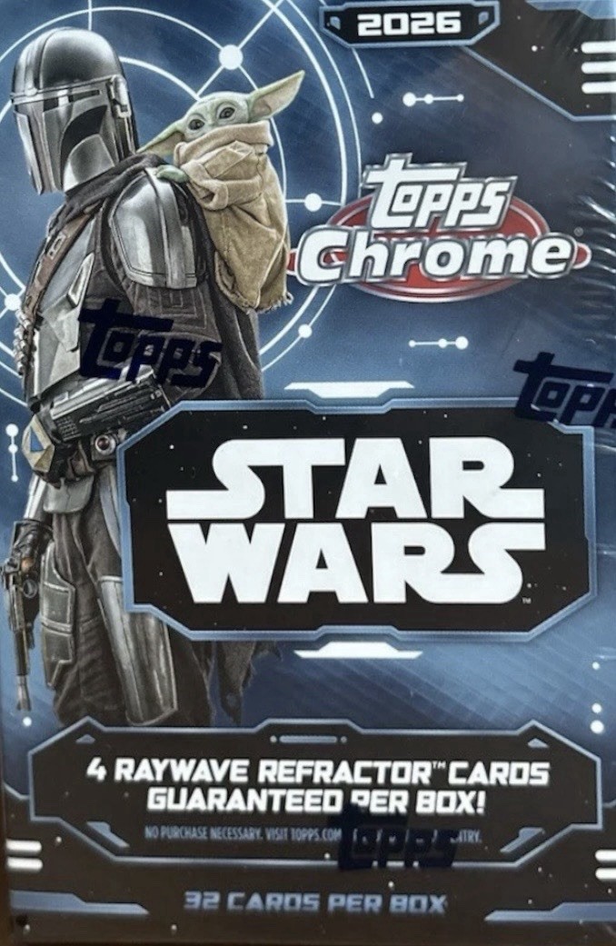 Star Wars 2026 Topps Chrome Value Blaster Box Factory Sealed Lot Of 10 NEW HOT