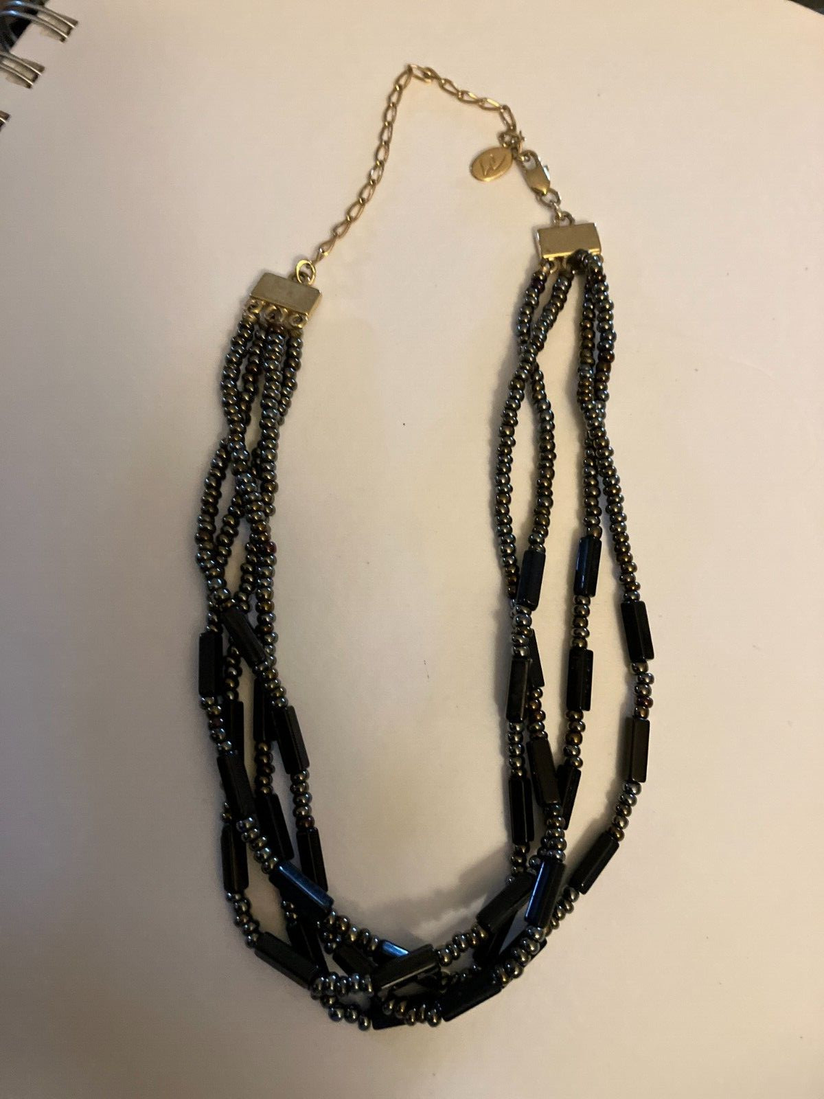 vintage estate SIGNED LE CHOKER  NECKLACE