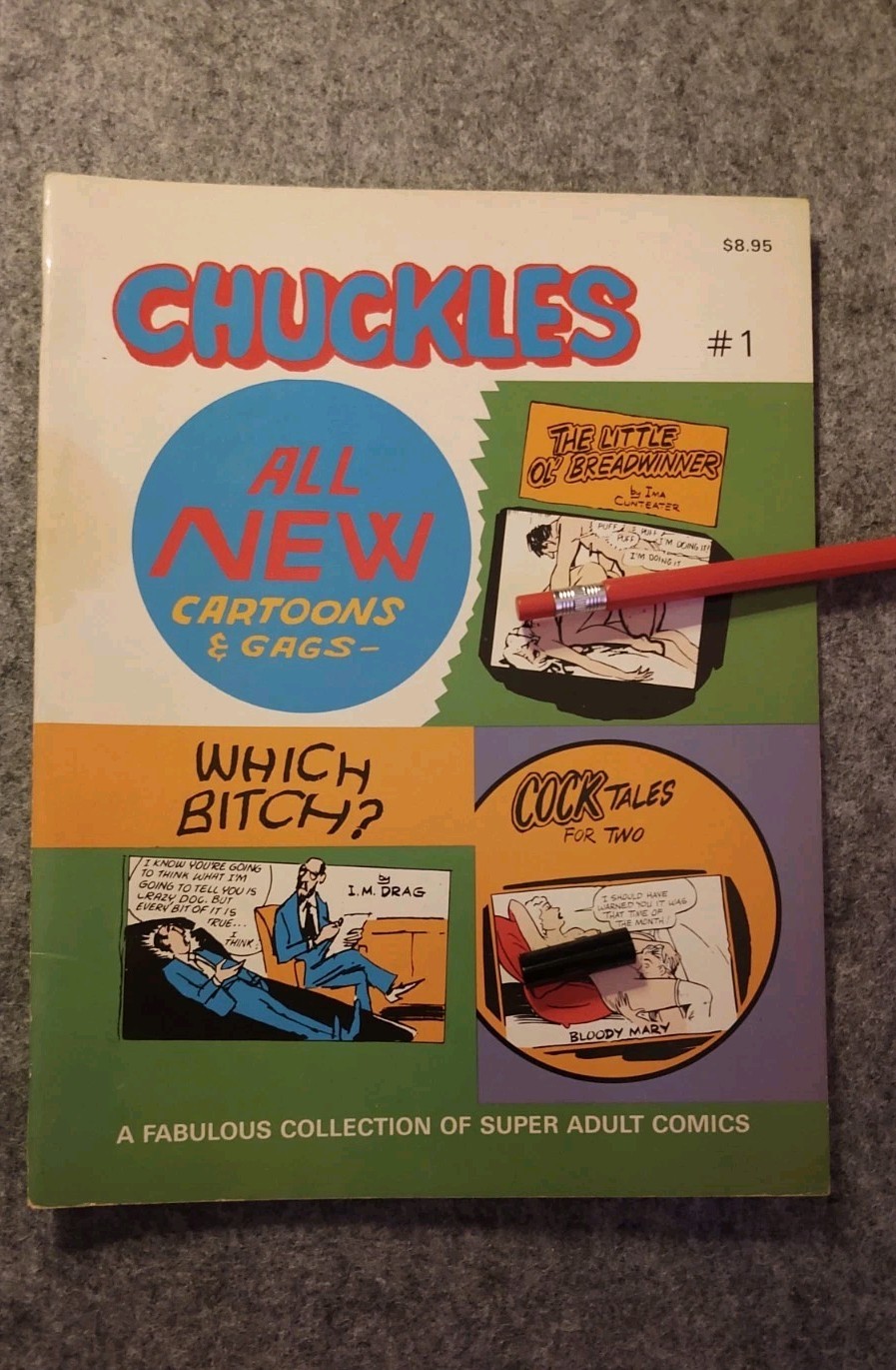 Chuckles #1 1990? cartoons & gags underground comix sexty humor htf humour indie