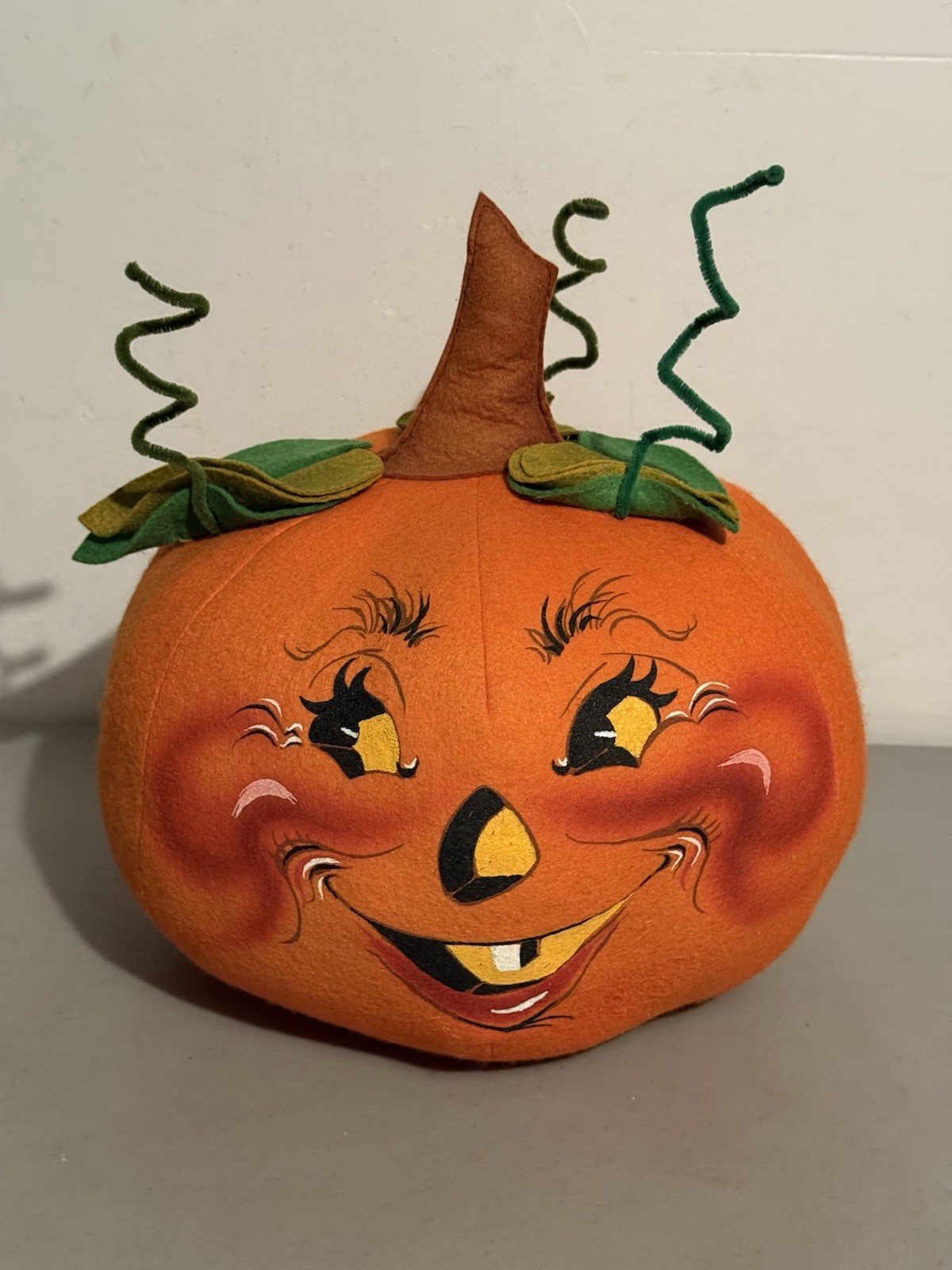 Vintage Annalee 1991 Large Jack O Lantern Pumpkin 14”