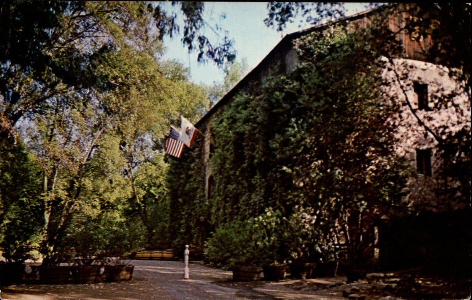 Historic Haraszthy Wine Cellars Sonoma California vintage postcard s197