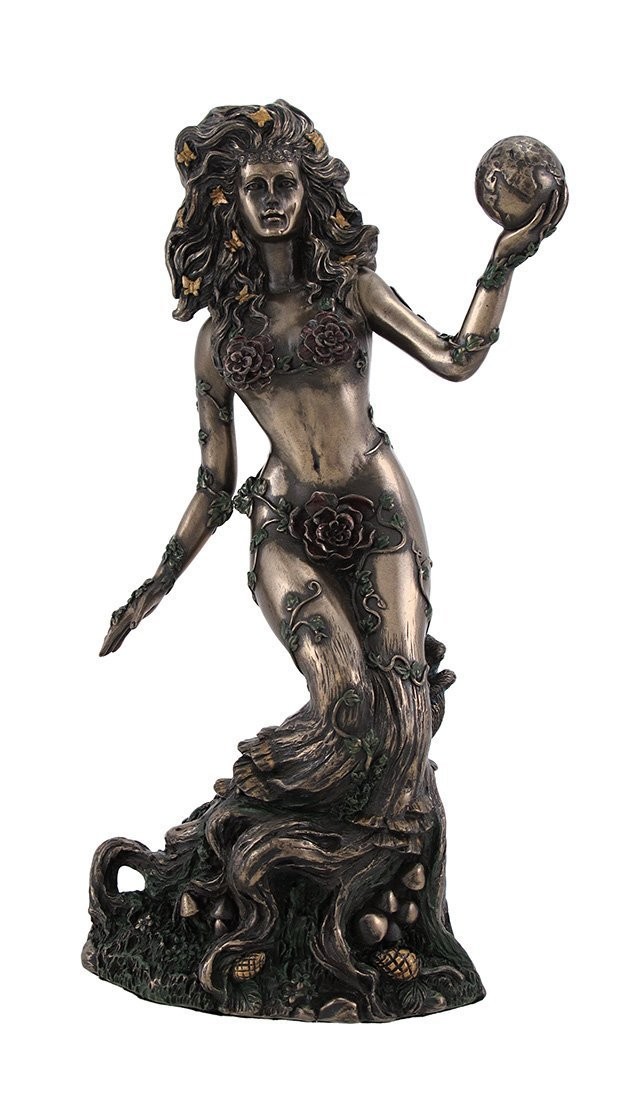 Pacific Giftware Bronzed Earth Mother Goddess Gaia Statue