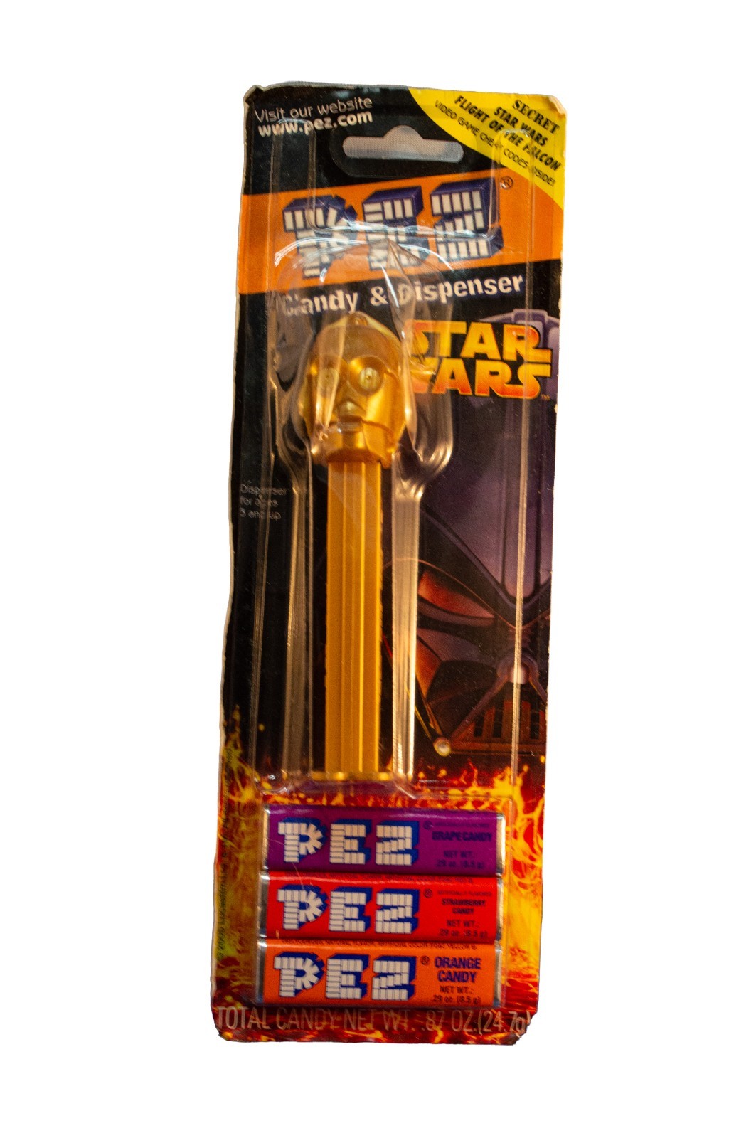 2005 Star Wars PEZ Candy Dispensers Lot of 8 Sealed Vader Yoda Boba Fett R2D2