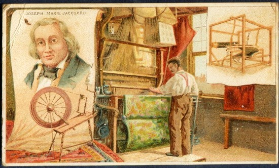 N554s Inventors and Inventions, Joseph Marie Jacquard #4, Wild Rose Tobacco VGEX