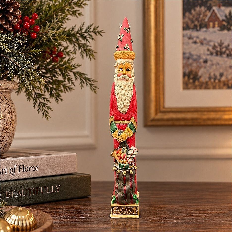 Vintage Tall Santa Claus 15.5\