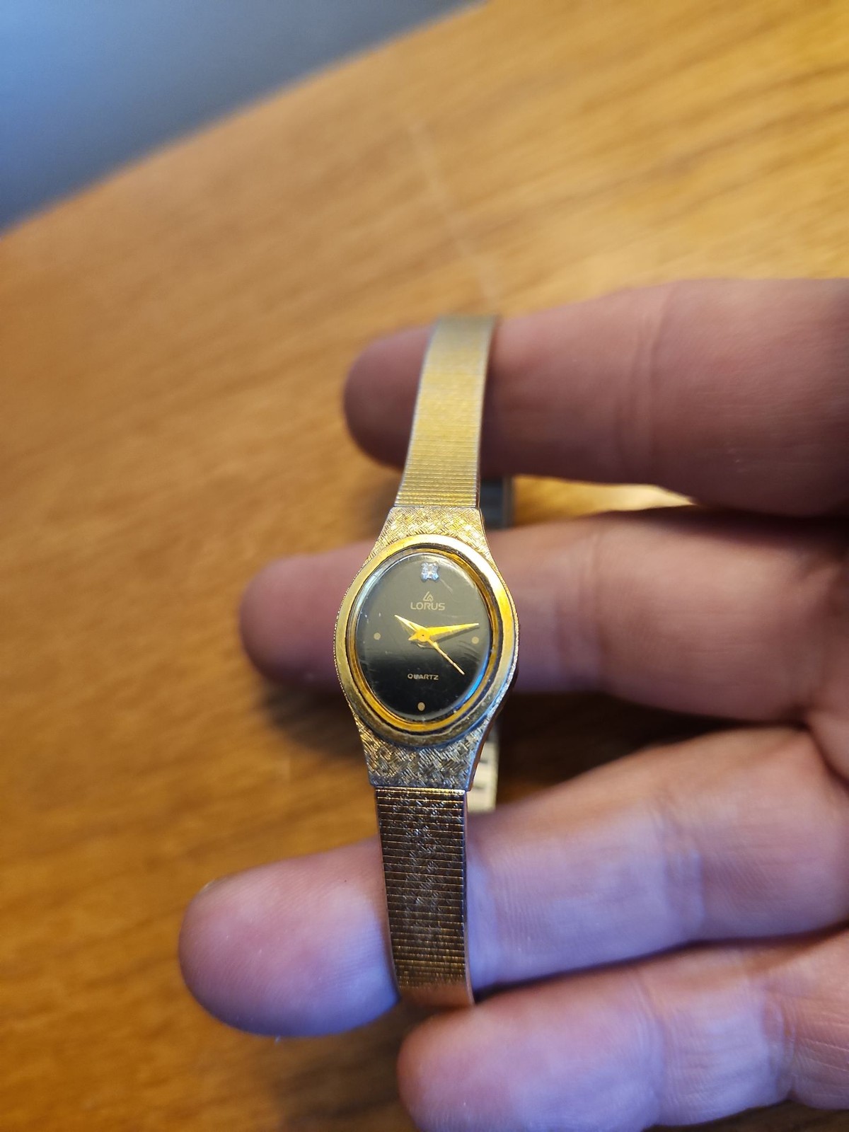 Vintage Lorus Gold-Tone Oval Women's Watch