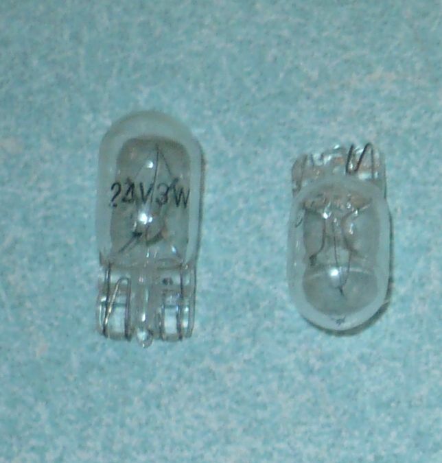 (12) 24V 3W WEDGE BULB PACHISLO SLOT MACHINE COMMON #400 OEM LAMP *FREE SHIP*