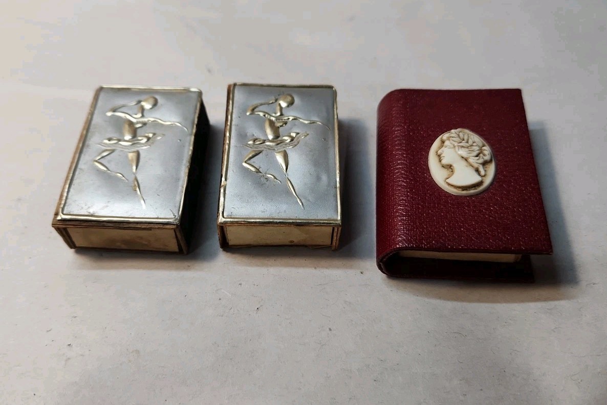 Lot Of 3 vintage matches box