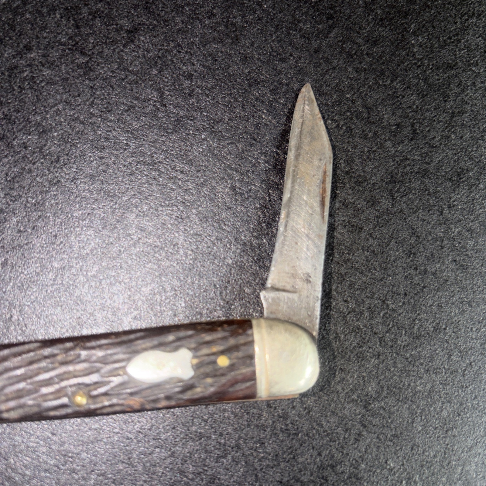 Vintage schrade walden 804 split-back whittler R284